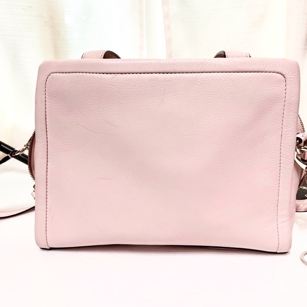 Kate Spade Murray Street Dominique Pink Leather Bow Satchel Bag - Picture 3 of 3